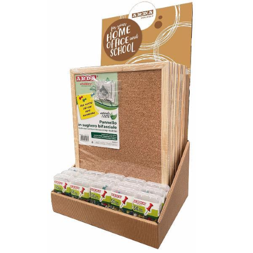 ARDA ESP34 LAVAGNE SUGHERO + ACCESSORI